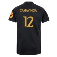 Real Madrid Eduardo Camavinga #12 Replica Third Shirt 2023-24 Short Sleeve